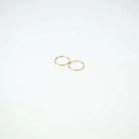 10K Yellow Gold Hoops