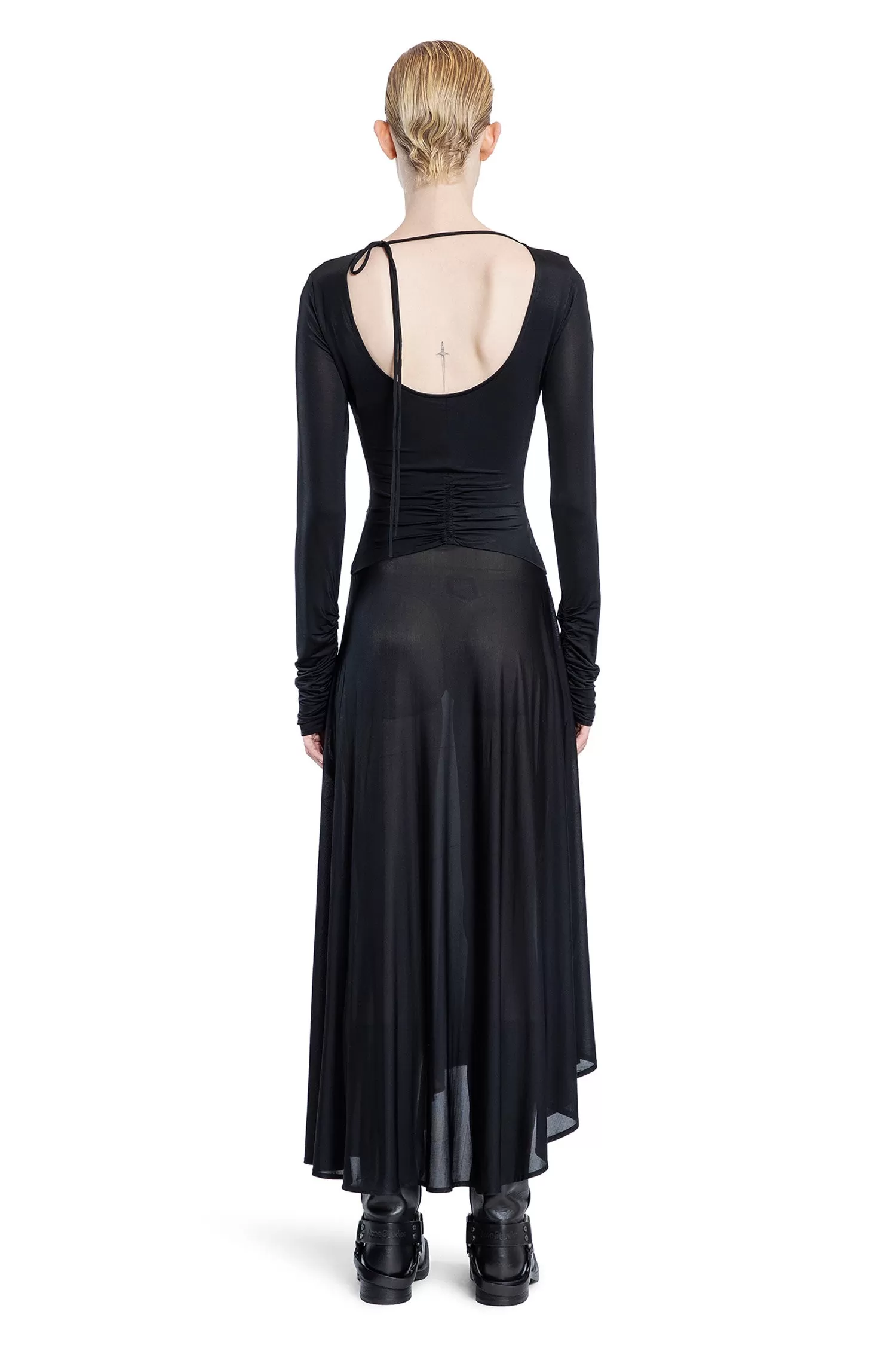 ACNE STUDIOS WOMAN BLACK DRESSES