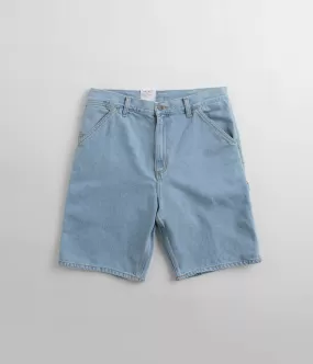 Carhartt Single Knee Shorts - Heavy Stone Bleached Blue