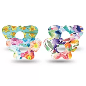 Freestyle Libre 3 ExpressionMed tapes: Flower fields variety pack butterfly tape