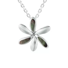 Mother of Pearl Tiare Flower Pendant