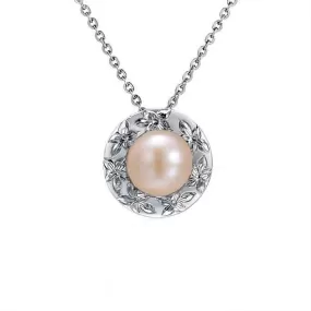 Pearl Royal Plumeria Pendant