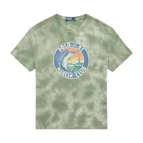 Polo Ralph Lauren Classic Fit Jersey Graphic T-Shirt (Olive Cargo)