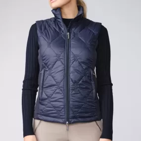 PS of Sweden Navy Magnolia Zip Vest