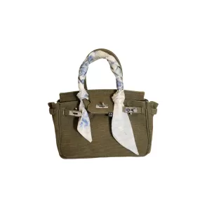 Ruya London Olive Mini Classic The City Carryall Bag | Pre Loved |