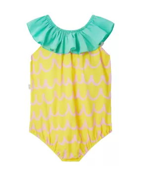 STELLA MCCARTNEY KIDS Baby Organic Cotton Baby Pineapple Romper